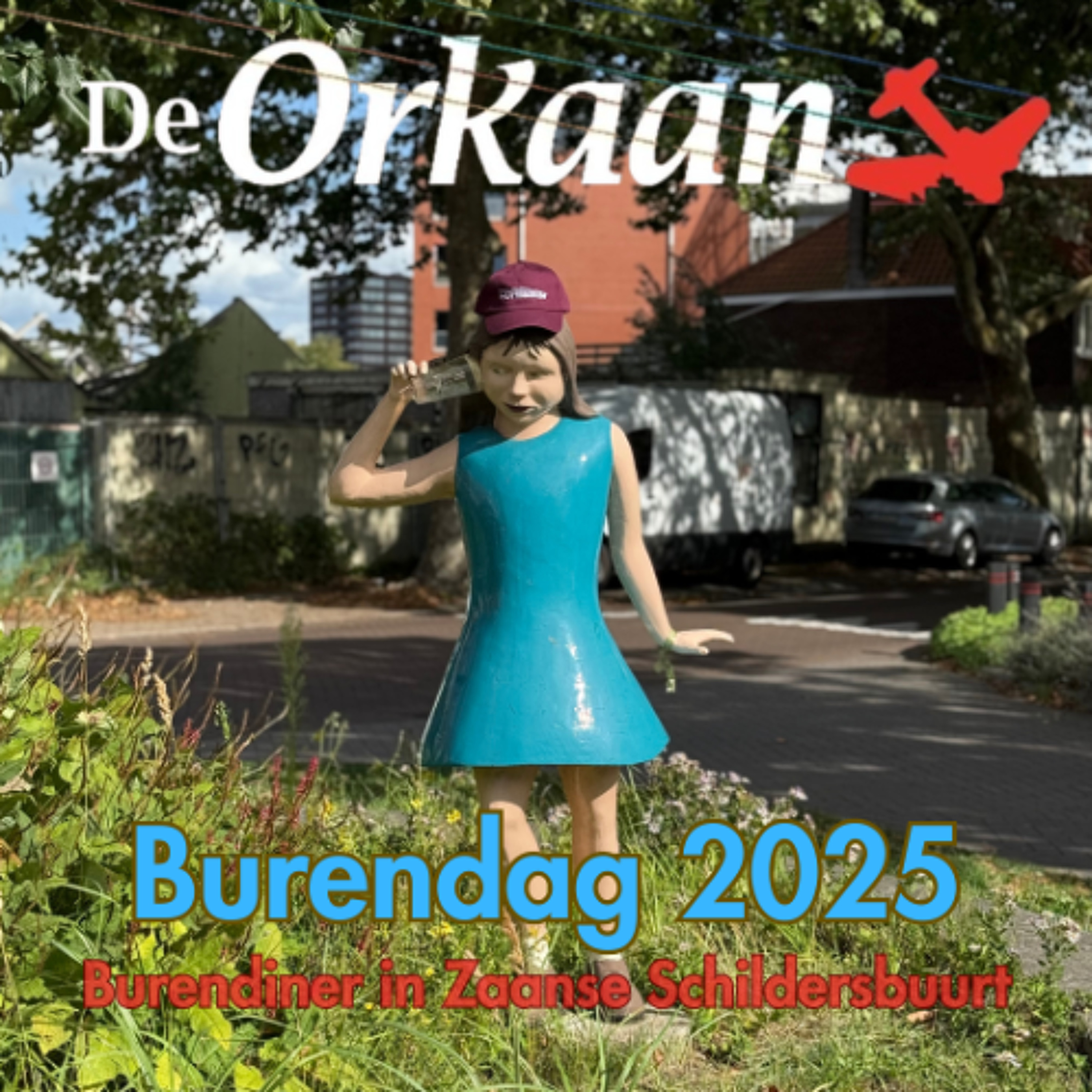 Burendag 2025: Bewoners houden buurtdiner in Zaanse Schildersbuurt