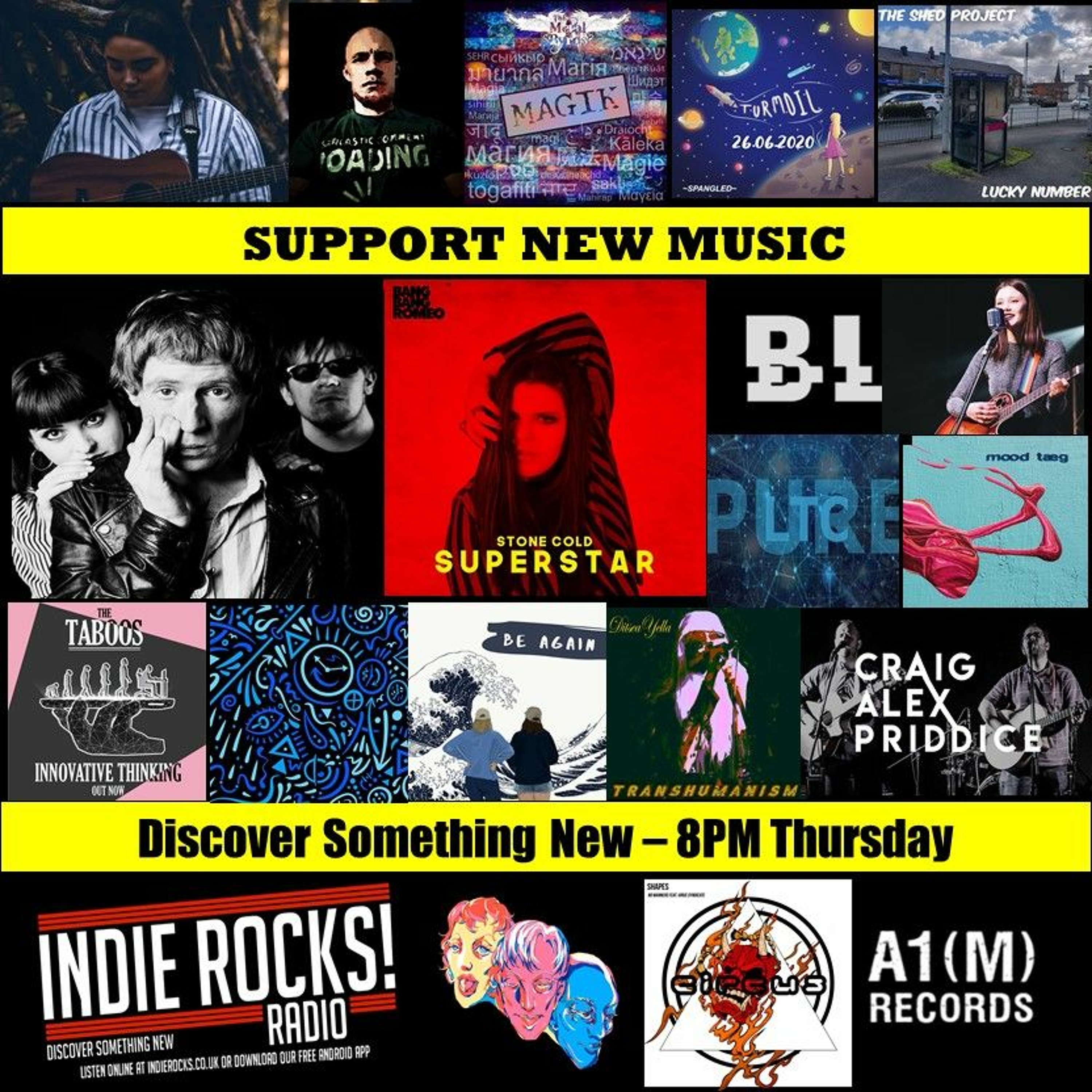 A1M new Music Show - Discover New Music - Indie Rocks Radio