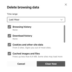 Kenneth Advincula & Maboon - Cleared browser history