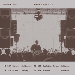Anthony Linell at Solace Bar, Melbourne 2025-09-18