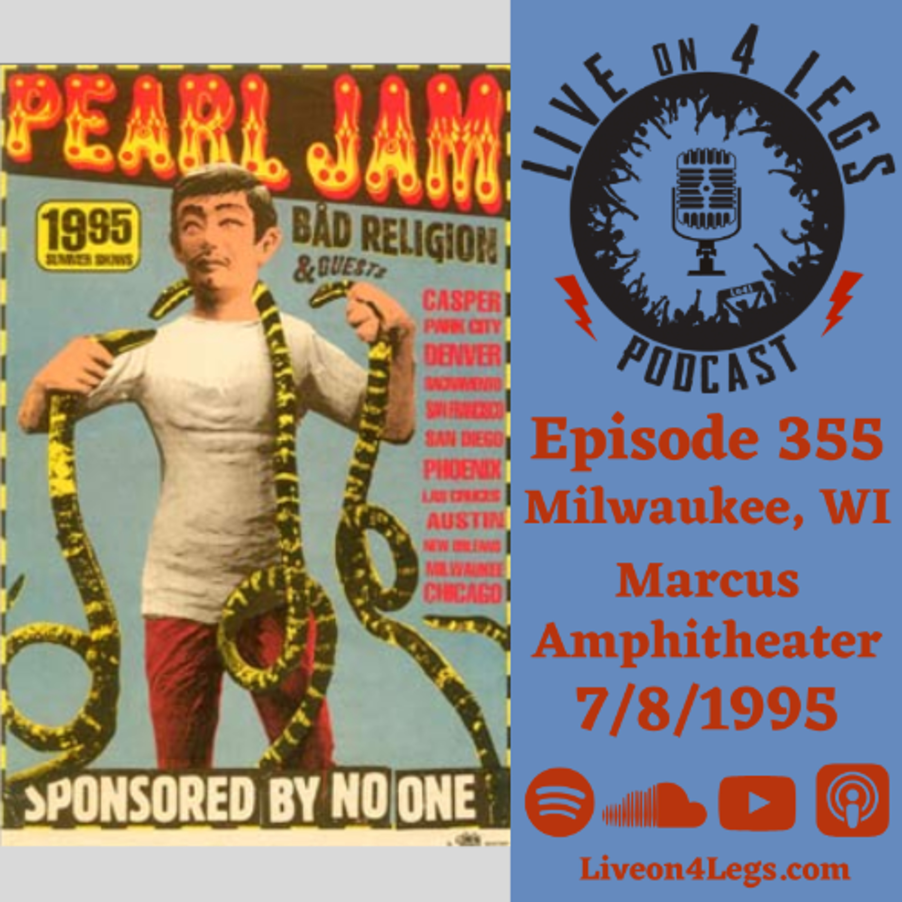 Episode 355: Milwaukee, WI - 7/8/1995 Episode 355: Milwaukee, WI - 7/8/1995