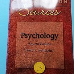 PDF/READ Classic Edition Sources: Psychology