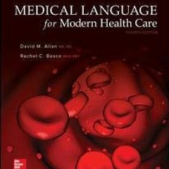 DOWNLOAD EPUB 📤 Medical Language for Modern Health Care by  David Allan &  Rachel Ba
