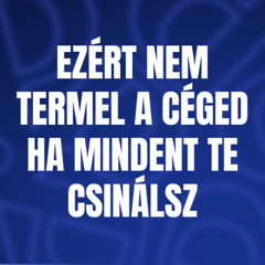 Ezért nem termel a céged ha mindent te csinálsz