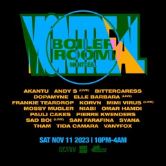 Boiler Room Montreal - 11/11/2023