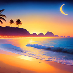On an Evening Beach