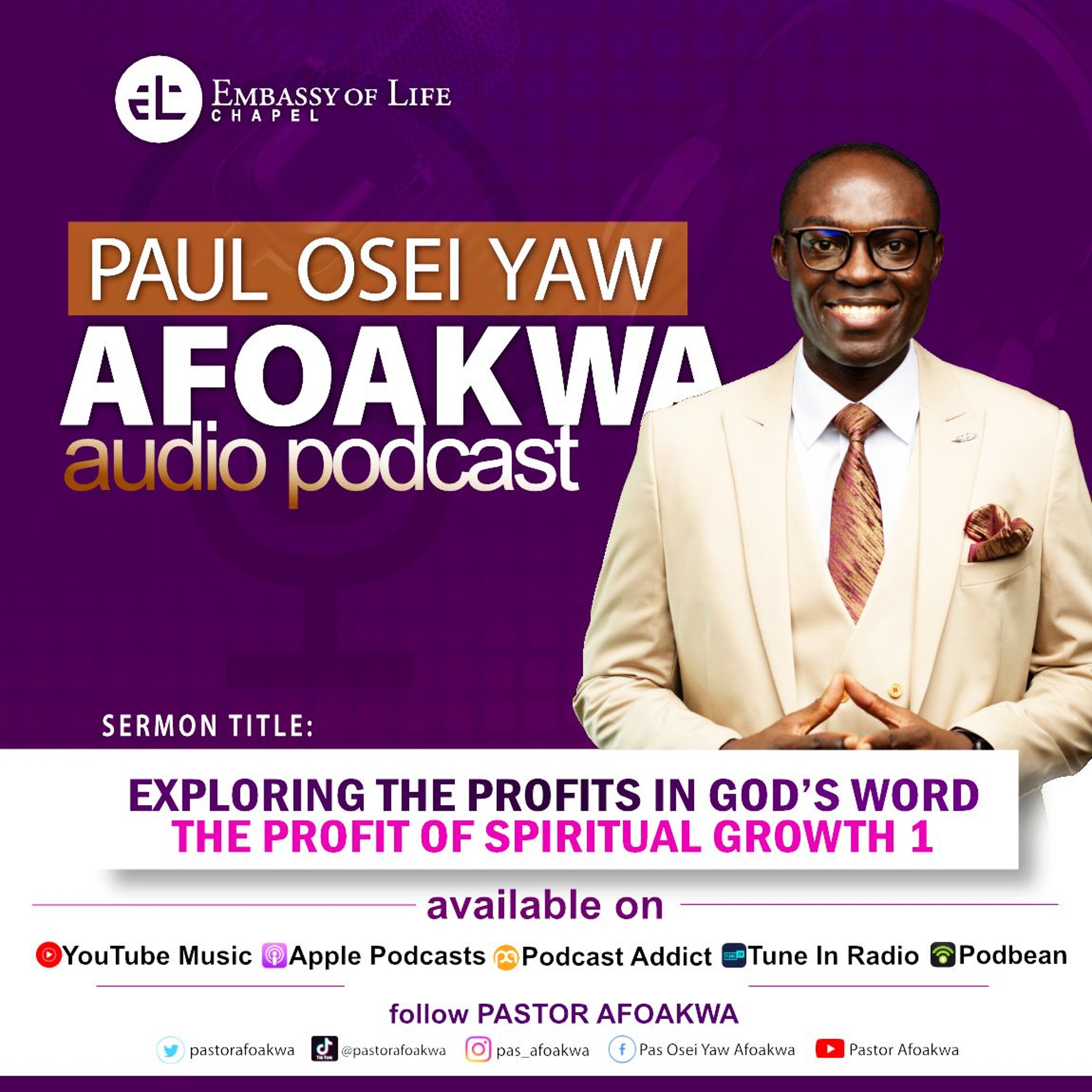 Exploring The Profits in God’s Word - The Profit Of Spiritual Growth 1 (16.10.24) episode artwork