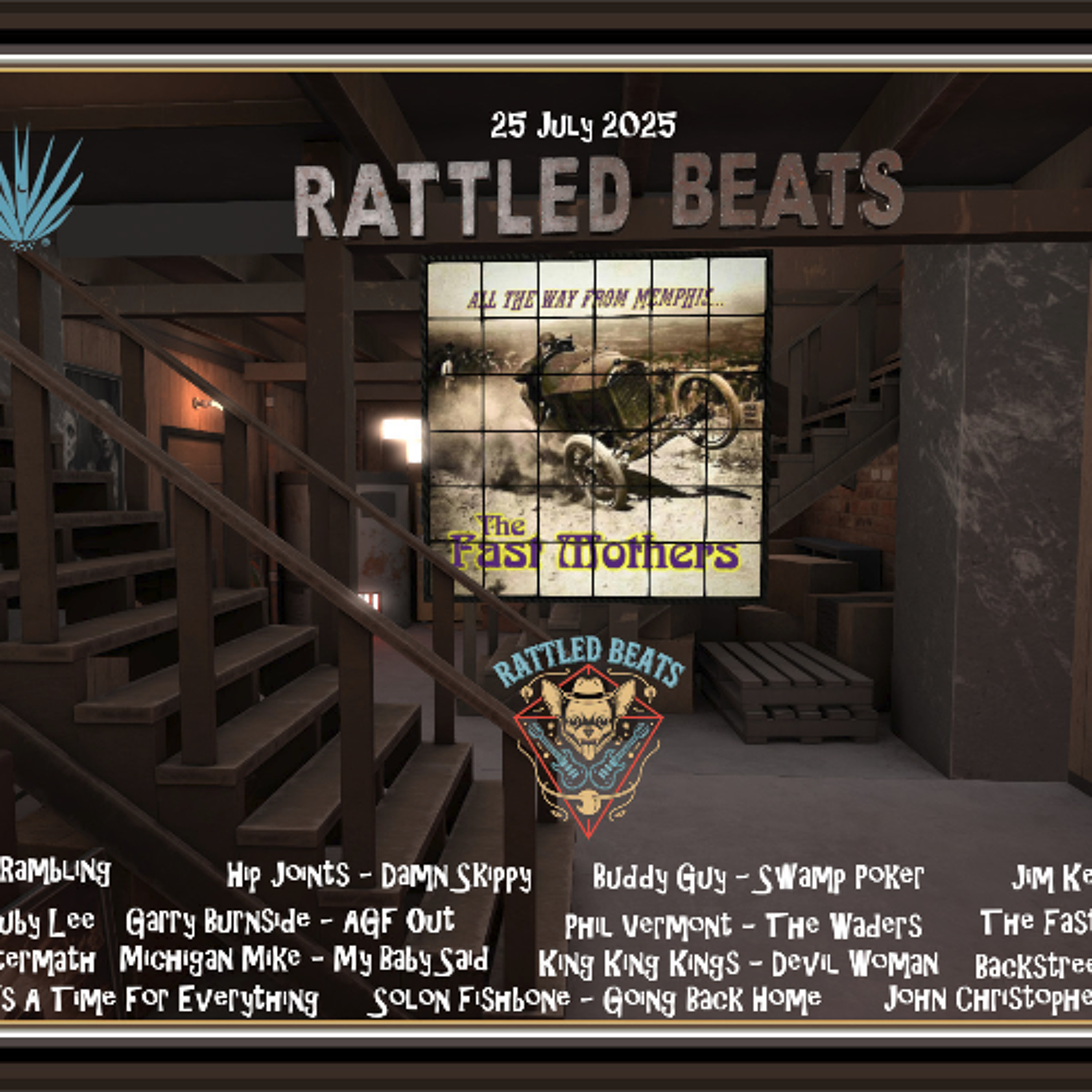 Rattled Beats 07-31-25 episode artwork