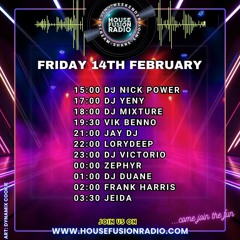 House Fusion Radio "Midnight Vibes #30" Feb. 14th, '25