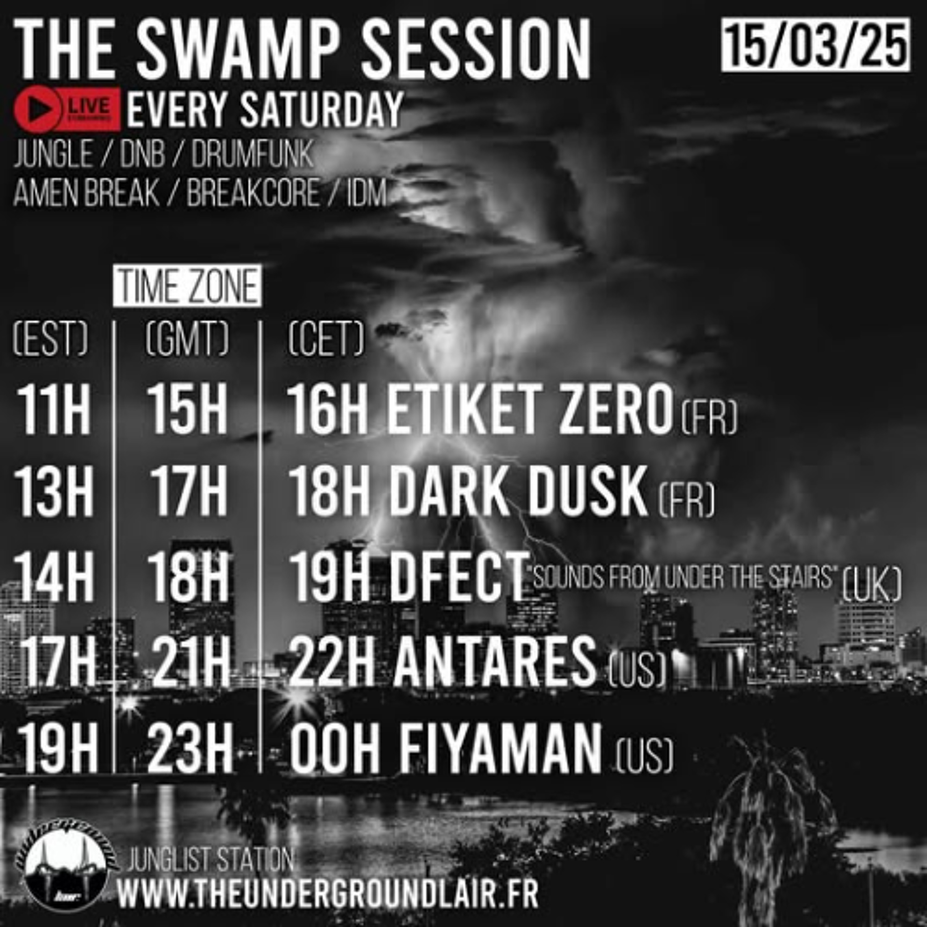 Antares - LIVE on The Underground Lair - The Swamp Session - 15.3.2025 episode artwork