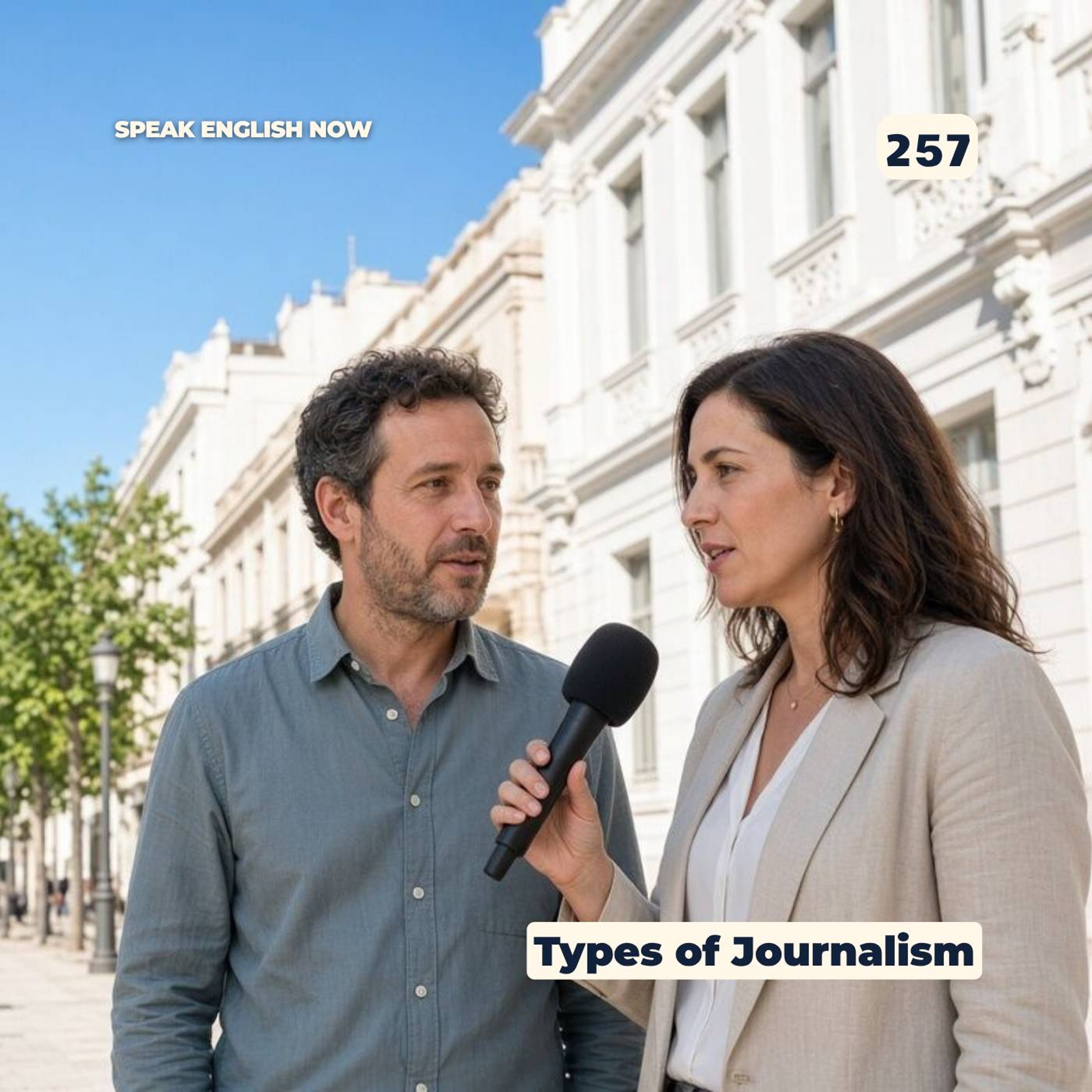 #257 Different Types of Journalism episode artwork