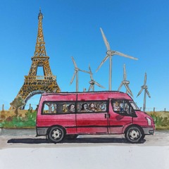 Fan Transit Coch (Red Transit Van)