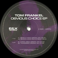 Tom Frankel - Obvious Choice EP (Incl. Revivis Remix) (ER001)