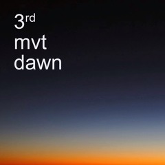 tenebrae  3rd mvt: dawn