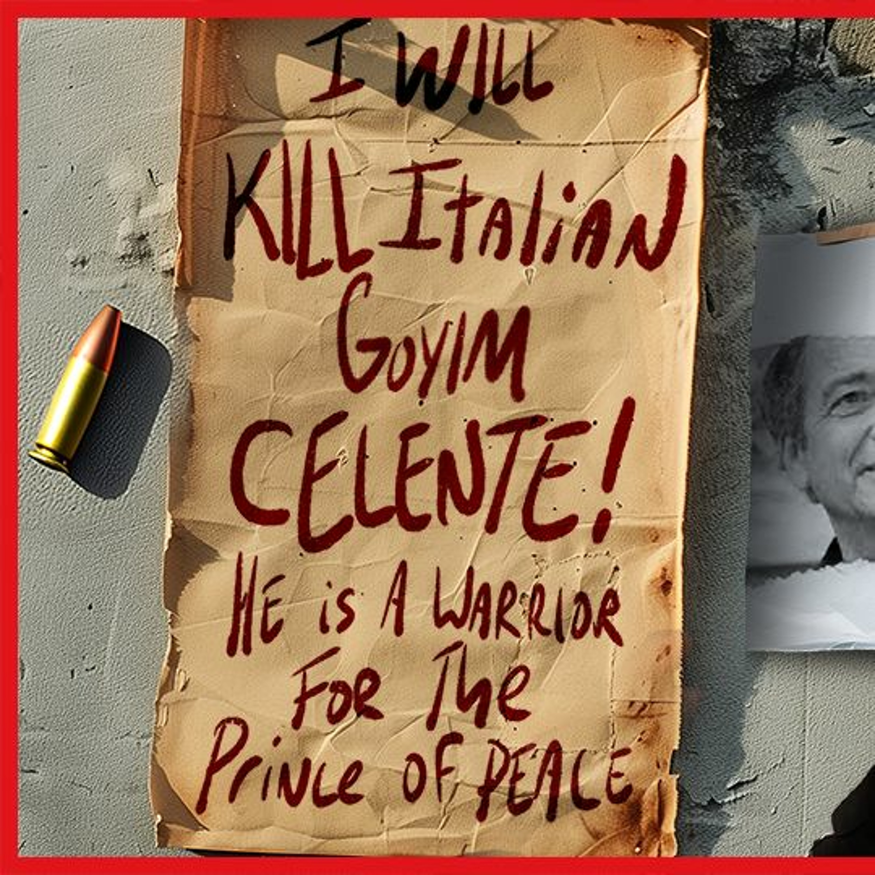 I WILL KILL CELENTE! HE'S A WARRIOR FOR THE PRINCE OF PEACE