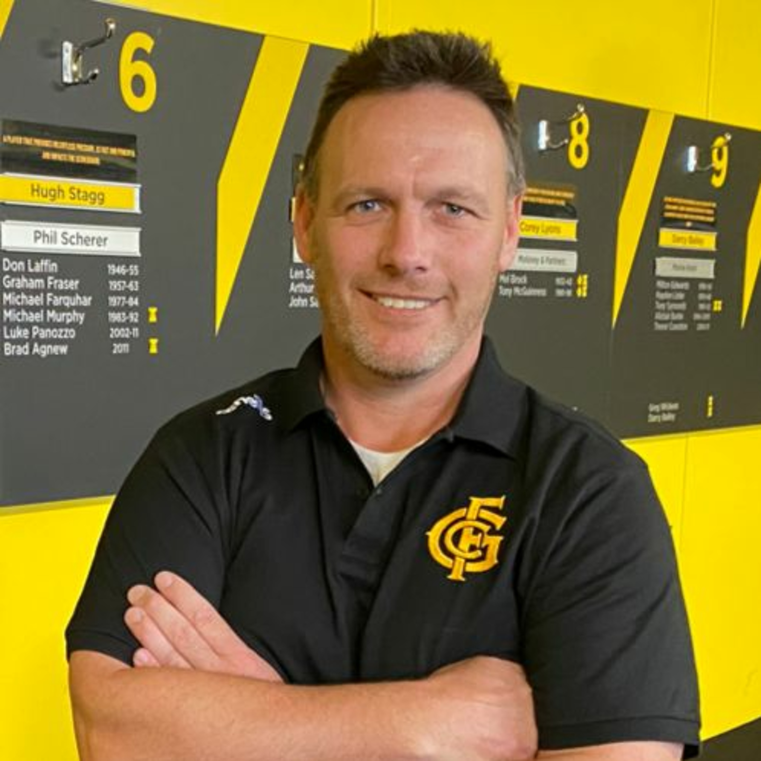 New Glenelg coach Darren Reeves chats about his appointment episode artwork