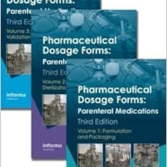 free KINDLE 📭 Pharmaceutical Dosage Forms: Parenteral Medications, Third Edition. 3