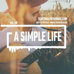 A Simple Life | Upbeat Acoustic Pop Background Music | FREE CC MP3 DOWNLOAD - Royalty Free Music