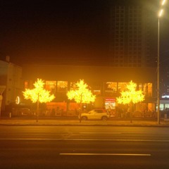 Deep october evening in Kyiv