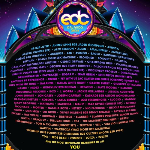 Odd Mob @ stereoBLOOM, EDC Orlando, Florida, United States 2024-11-08