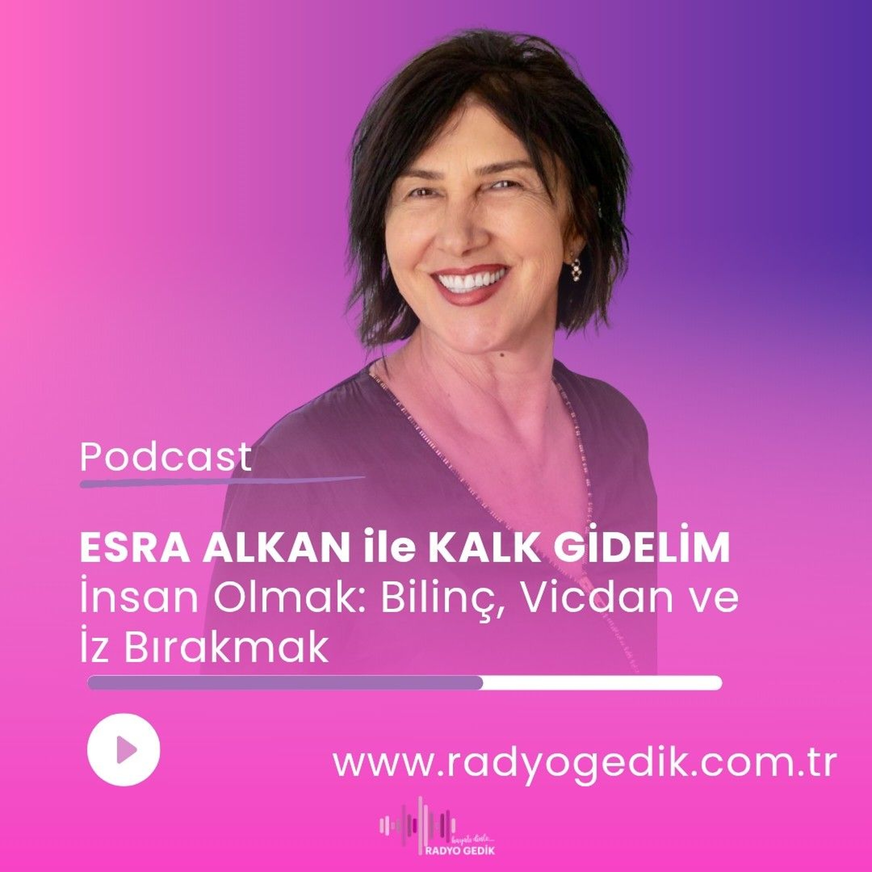 ESRA ALKAN İLE KALK GİDELİM -İnsan Olmak ; Bilinç,Vicdan ve İz Bırakmak episode artwork