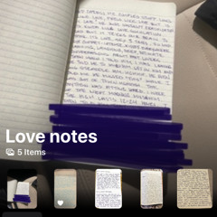 SHE WRITES ME LOVE NOTE, I MAKE HER RECORDS