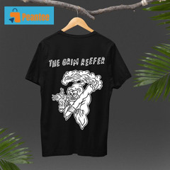 The Grim Reefer Skeleton Smoking Weed Shirt