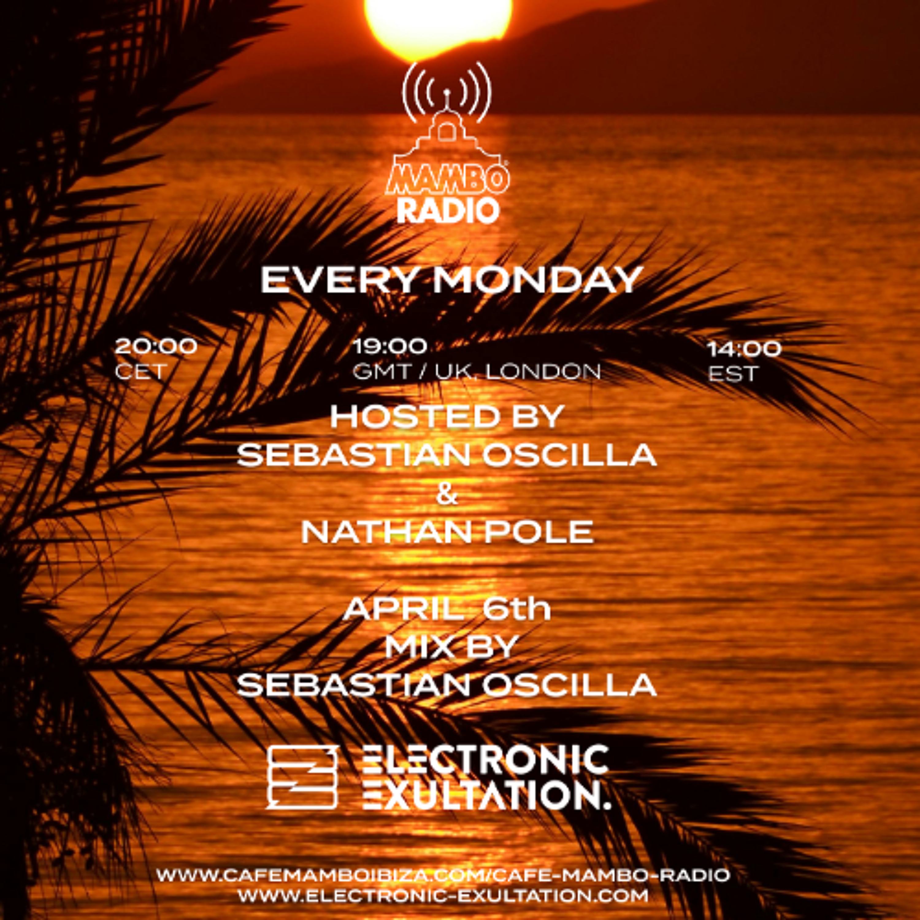 Electronic Exultation - Cafe Mambo Radio - 06-04 -2026 / Mixed By Sebastian Oscilla episode artwork