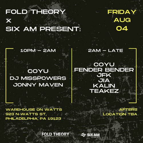 Techno Time: Coyu (Suara) After Party (2023)