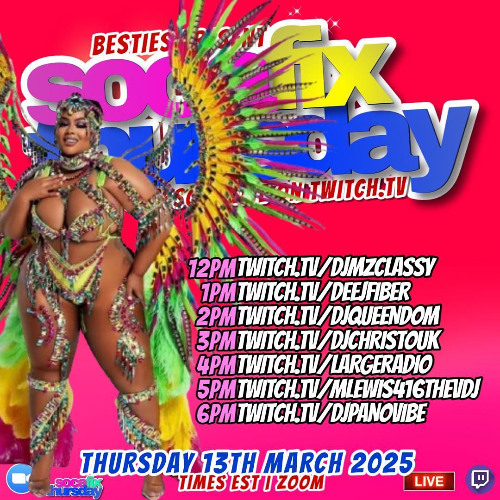 MARCH 13 - The Stanman Live On Largeradio - Soca Fix Thursday 2025