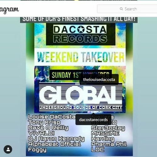 Ster3Play - DaCosta Records Mix, Global Radio Cork