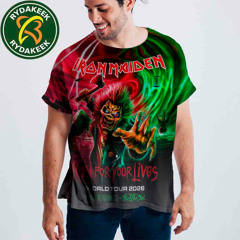 Iron Maiden 2026 World Tour All-Over Print Shirt