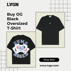 Buy OG Black Oversized T - Shirt - LVGN