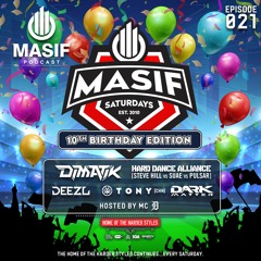 Masif Podcast 021 ft Dimatik, Hard Dance Alliance, Deezl, DJ Tony & Dark Matter.