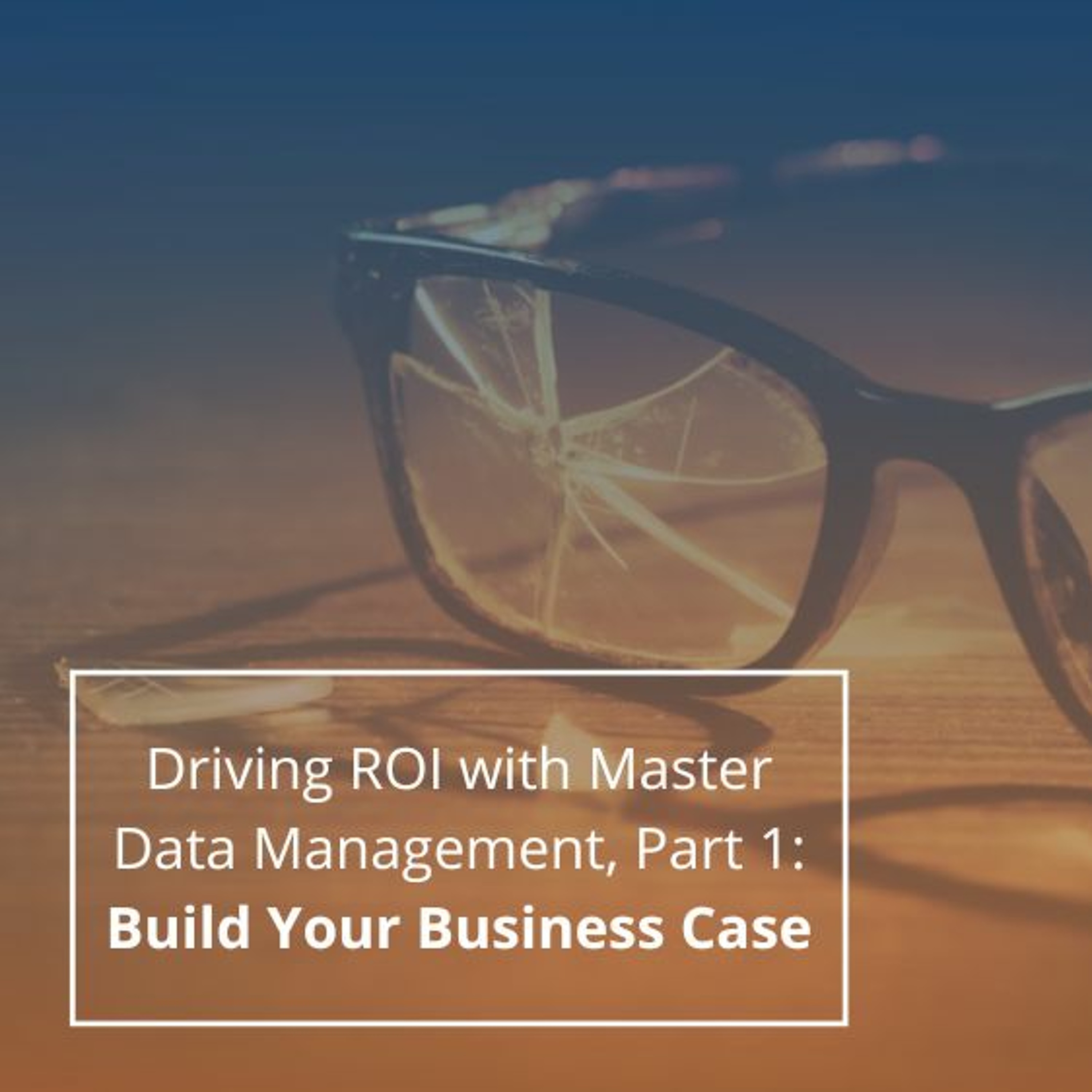 Driving ROI with Master Data Management, Part 1: Build Your Business Case - Audio Blog