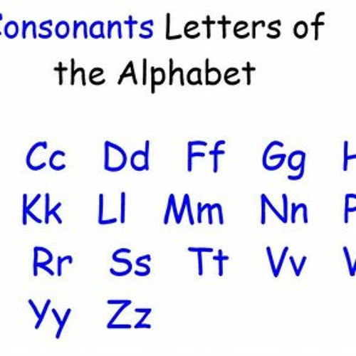 Stream Consonants. The alphabet L1 Grammar and Vocabulary by Olga ...