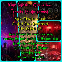 Operation:  Toronto Underground - theatre's of war incl. Comfort zone Guvernment Film Digital NV