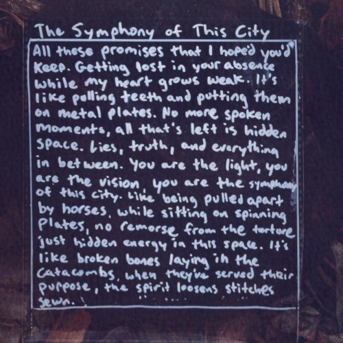 The Symphony of this City -Commentary by Greater Alexander