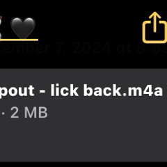 LICK BACK! x ft.lilpopout187