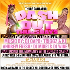 @DJCAPOUK LIVE AT DASH OUT THURSDAY FT VIDEO ROPES ‼️