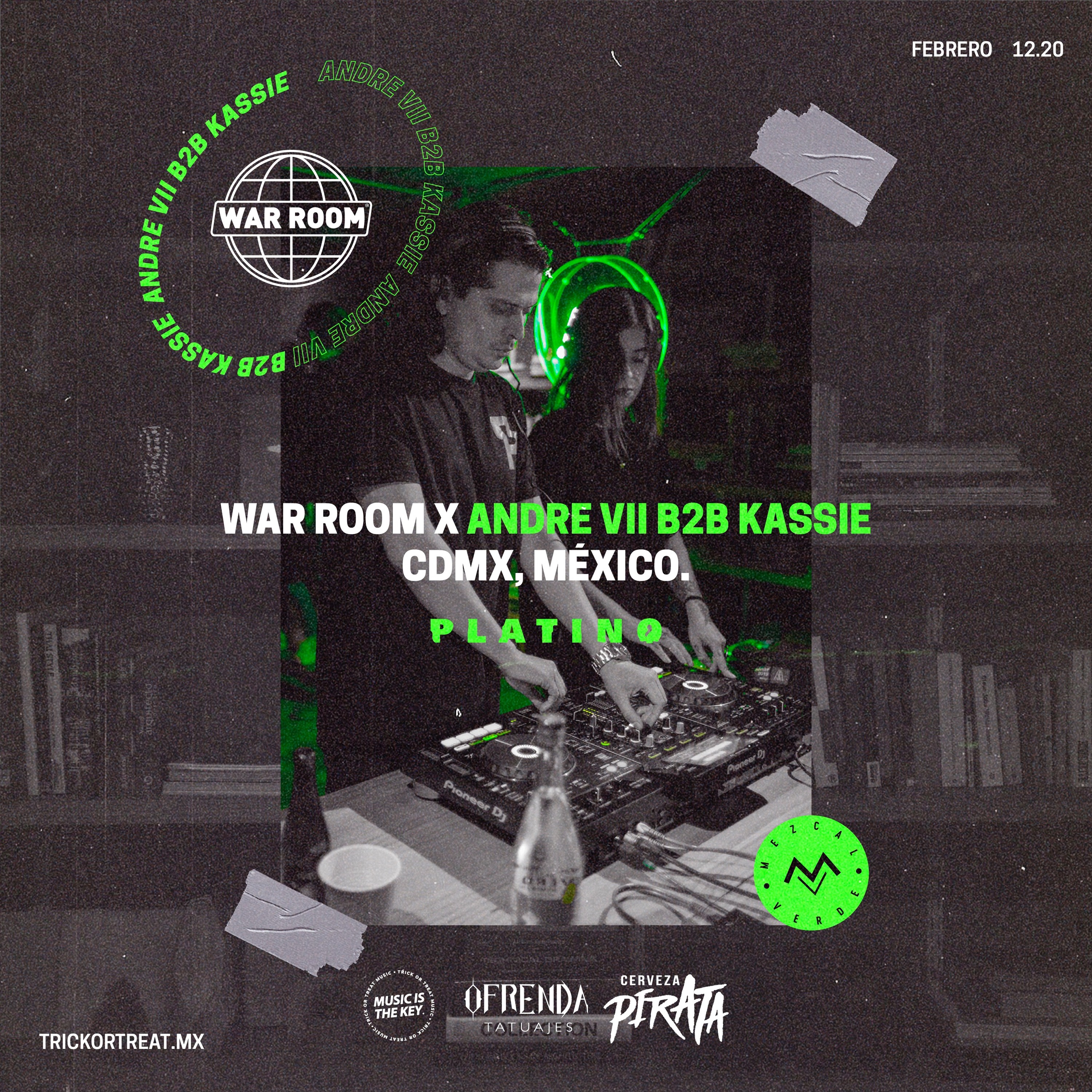 WAR ROOM - Andre VII B2B Kassie (Platino Records) - Febrero 12.20