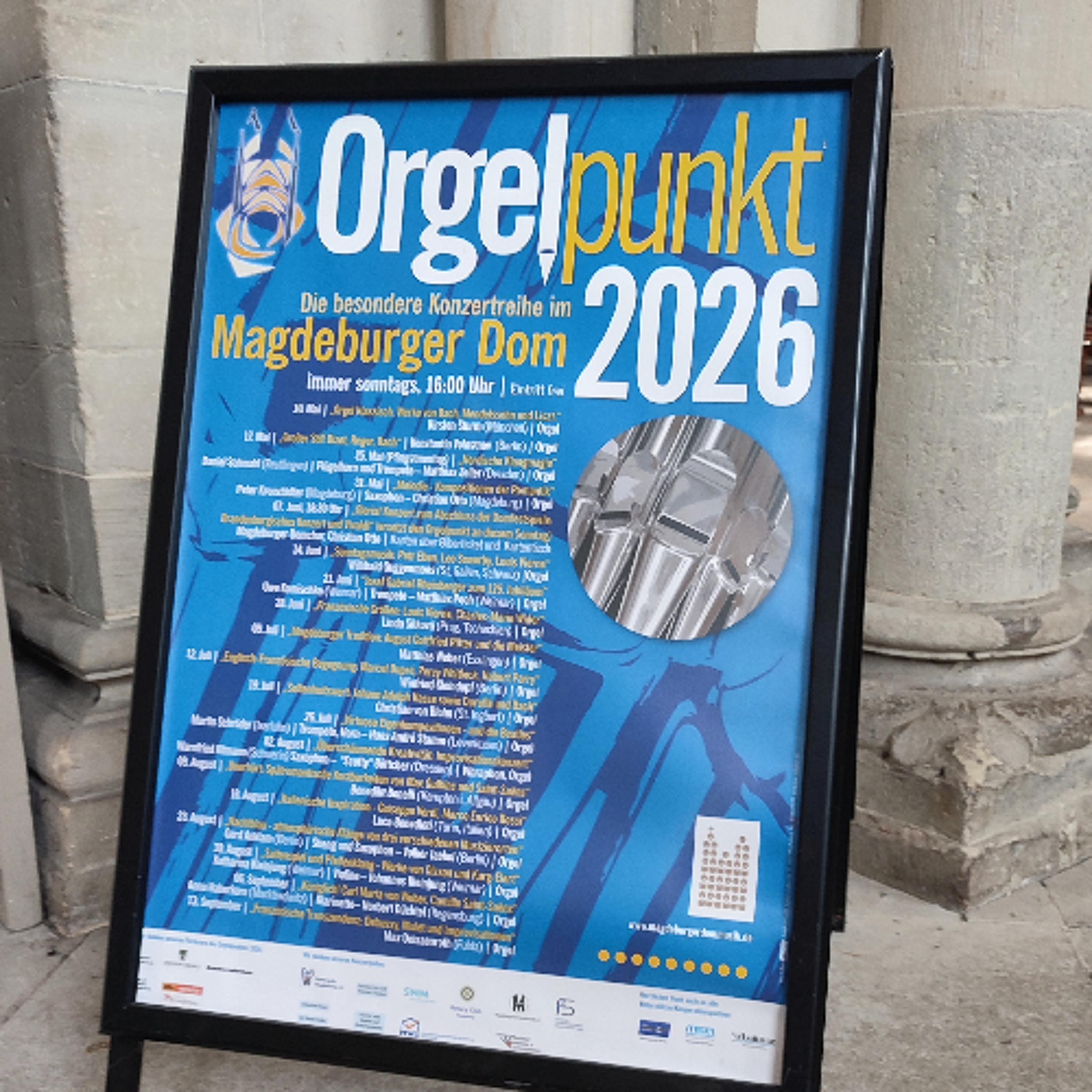Auftakt am 10. Mai: Konzertreihe Orgelpunkt im Magdeburger Dom