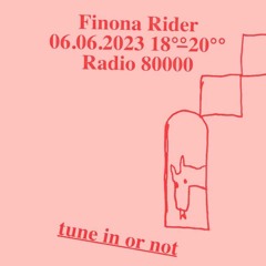 Finona Rider @Radio80k for TPG