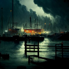 everyday (09-03-22) docks on a windy night