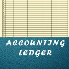 [⭐PDF⭐]   ACCOUNTING LEDGER: Simple Accounting Ledger for Bookkeeping/ Skin