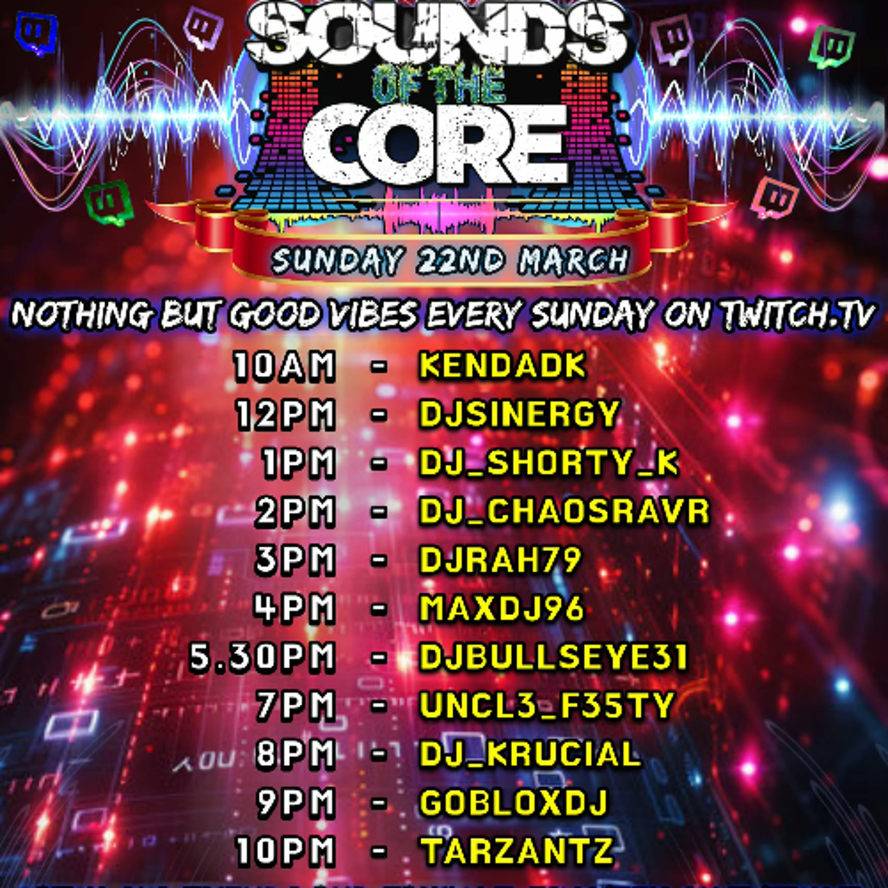 Sounds of the Core 22.03.26 episode artwork