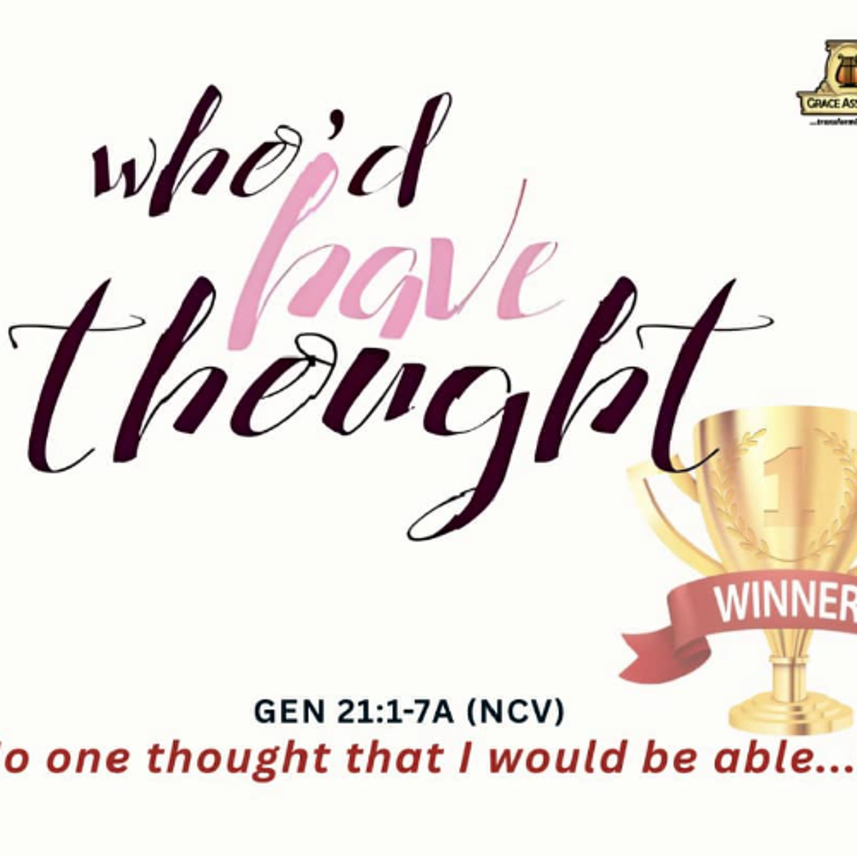 Who Would Have Thought…/Pastor Femi Paul/Interactive MidWeek Service