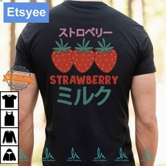 Strawberry Milk Three Berries T Shirt