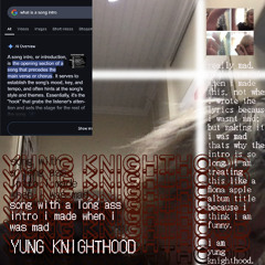 song with a long ass intro i made when i was mad
