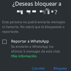 te voy a bloquear